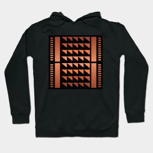 “Dimensional Levels” - V.5 Brown - (Geometric Art) (Dimensions) - Doc Labs Hoodie